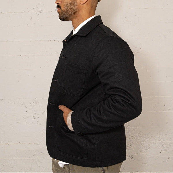 Men's Chore Coat in Black