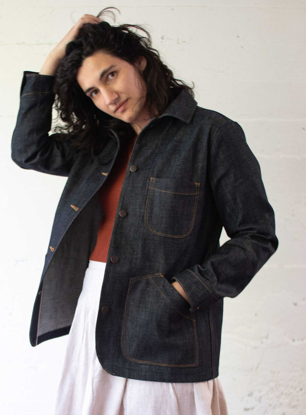 Selvedge Denim Chore Coat